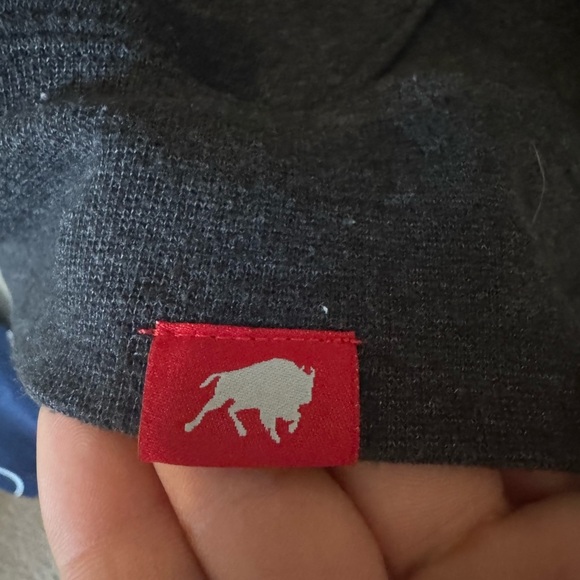 Gray Gothic LA Clippers Sweater with Drawstring Hood - Picture 2 of 4